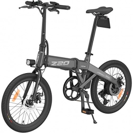 Generic vélo HIMO Z20 Pliable Vélo électrique Pliable Vélo électrique de 20 '' Moteur Puissant 250W à 6 Vitesses, Mode de Conduite commutable à Trois Vitesses, jusqu'à 25 km / h, kilométrage Maximal de 80 km (Grise)