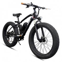 HJHJ vélo HJHJ Batterie Amovible au Lithium-ION pour vlo de Montagne lectrique Hybride pour Adultes (36V 250W), Scooter de Moto de vlo de Route de motoneige de 26"avec clairage et Haut-Parleur, Black