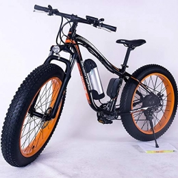 June vélo June 26inch Fat Tire Electric Bike250W 36V Neige E-Bike 21 Vitesse E-Bike Pédale Assist Frein à Disque Hydraulique Pliable Réglable en Hauteur pour Les Extérieurs Courts à Moyens