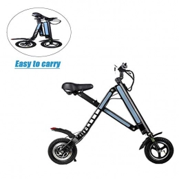 June vélo June Scooter Se Pliant lectronique De Vhicule du Vlo lectrique Portatif 36V 8.0AH 250W avec Les Pare-Chocs Avant De Ressort Bike14KG De Mobilit De 10 Pouces Rose, Blue