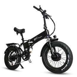 Kinsella vélo Kinsella CMACEWHEEL RX20MAX Vélo électrique Pliant à Double Moteur, pneus Larges 20 x 4, Batterie au Lithium 48 V 17, Freins à Disque à Huile hydraulique,
