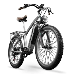 Kinsella vélo Kinsella Vélo de Montagne électrique de 26 Pouces, vélo électrique à pneus Larges, Batterie LG 48V15Ah, Moteur Bafang, Conception de Frein à Disque hydraulique, MX04