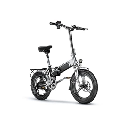 KOWM vélo KOWM zxc Vélos pour hommes Vélo électrique 400 W 48 V10 Ah Batterie au lithium 50, 8 cm Vélo électrique pliable en alliage d'aluminium Vélo électrique (couleur : gris)