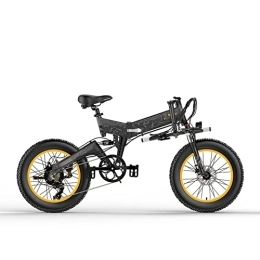 KOWM vélo KOWM zxc vélos pour hommes vélo électrique pliable vélo de montagne vélo électrique neige vélo électrique vélo électrique vélo E vélo (couleur : jaune)