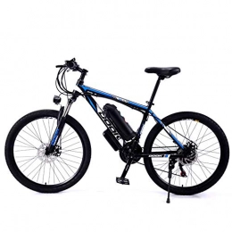 KT Mall vélo KT Mall 26 Pouces Montagne Vélo électrique 36V250W8AH en Alliage d'aluminium à Vitesse Variable Double Disque de Frein 5 Vitesses Hors Route Batterie assistée Charge vélo 150 kg, Noir