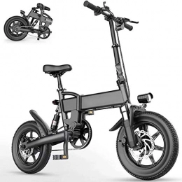 KT Mall vélo KT Mall Pliant Vélo Électrique 15.5Mph en Alliage D'aluminium Électriques Vélos pour Adultes avec 16" Pneus Et 250W 36V Moteur E-Bike City Commute Étanche 3 Mode Vélo Électrique, 7.8ah(80km)