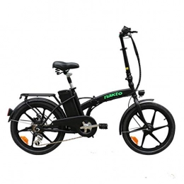 KT Mall vélo KT Mall Vélo Électrique Pliant Vélo Électrique pour Adulte 36V 350W 10Ah Amovible Lithium-ION Batterie Ville Vélo Électrique Urbain De Banlieue, Noir