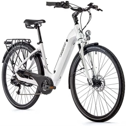 Leaderfox vélo Leader Fox Induktora Vélo électrique en Aluminium 7 Vitesses 504 Wh Blanc 46 cm