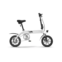 LIANAI vélo LIANAI zxc Bikes Vélo électrique pliable ultra léger portable pour hommes et femmes Vélo électrique 35, 6 cm Vélo pliable 250 W 36 V Vélo électrique adulte (couleur : blanc)