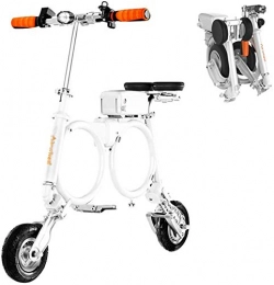LKLKLK vélo LKLKLK Pliable E-Bike Vlo lectrique 247W, 25 / Gamme Scooter avec 35 KM Sac Dos Multi-Fonctions Avant