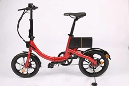 dogebos vélo Mini vélo de Banlieue électrique Pliant 250W 36V vélo Portable à Batterie au Lithium, Vitesse de Pointe 25KM / H (Rouge)