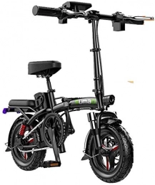 MQJ vélo MQJ Vélos Électriques Rapides Ebikes Pour Adultes Pliant Vélo Électrique Pour Adultes, de 14 Po À Vélo Électrique / Trajet En Vitesse Travaillage 30-180 Km, 48V Batterie, 3 Vitesses de Transmission, 2