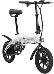MQJ vélo MQJ Vélos Électriques Rapides Ebikes Pour Adultes Vélos Électriques En Aluminium Léger Avec Des Pédales Aide À L'Alimentation Et Batterie de Lithium 36V Avec Roues de 14 Pouces Et Croisière Fixe À Vi