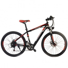 PXQ vélo PXQ 26 Pouces Pliant E-Bike 36V 250W vélo de Montagne électrique Citybike avec Double Disque Freins et Amortisseur Fourche, 21 Vitesses de vélo de Banlieue, Red