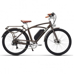 Qinmo vélo Qinmo Vélo électrique 48V 13Ah 400W Haute Vitesse vélo électrique 5 Niveaux vélo électrique de Style rétro de la pédale, la Puissance électrique d'assistance Voyage Adulte (Size : 28 inches)