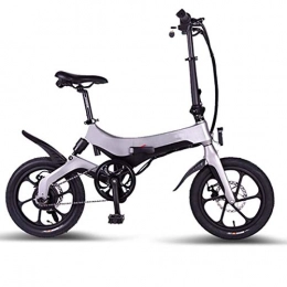 Qinmo vélo Qinmo Vélo électrique Pliable 16 Pouces, vélo électrique avec Les pédales, Le réglage de Trois Vitesses, for Le Sport équestre extérieure, Le mécanisme d'absorption des Chocs