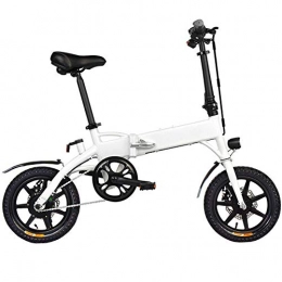 Qinmo vélo Qinmo Vélo électrique Pliable, 7.8Ah Pliant E-Bike, Vitesse Max 25 kmh, 14 Pouces pneus, 350W / 36V Batterie Rechargeable au Lithium, siège réglable
