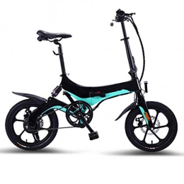 Qinmo vélo Qinmo Vélo électrique, vélo électrique Pliable 16 Pouces, Moteur 250W 36V Batterie Rechargeable, utilisé for Les Sports équitation d'extérieur