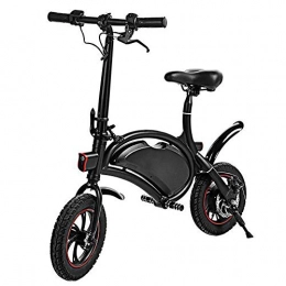 QX vélo QX Scooter Vélo Électrique Pliant Vélo Portable Vélo Adulte Électrique Mini Alliage D'Aluminium Vélo Cyclomoteur Intelligent, Noir