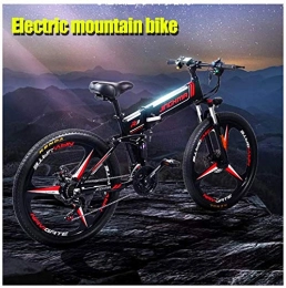 RDJM vélo RDJM VTT Electrique, 350W Adultes Folden vélo électrique 48V 10.4Ah Batterie Amovible Lithium vélo électrique Plage Neige Ebike électrique Vélo de Montagne (Noir) (Color : Black)