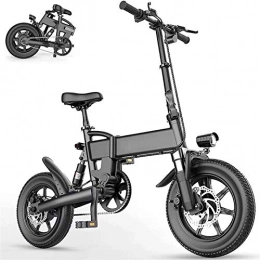 RDJM vélo RDJM VTT Electrique, Pliant vélo électrique 15.5Mph en Alliage d'aluminium électriques vélos for Adultes avec 16" pneus et 250W 36V Moteur E-Bike City Commute étanche 3 Mode Vélo électrique