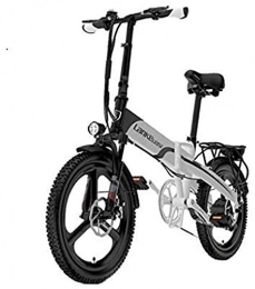 RDJM vélo RDJM VTT Electrique, Pliant vélo électrique, Intelligent VTT for Adultes, 400W en Alliage d'aluminium de vélos Amovible 38V / 10.8Ah Lithium-ION Rechargeable 7 Speed ​​Transmission Gears