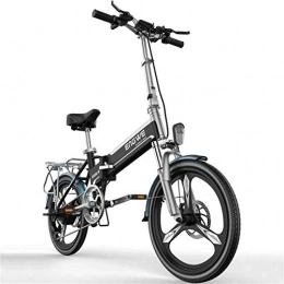 RDJM vélo RDJM VTT Electrique Vélos électriques Rapides for Adultes 20 Pouces Pliable électrique léger Commuter vélo ebike avec 48V Amovible au Lithium USB Port de Recharge for Adultes