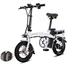 RDJM vélo RDJM Vtt electrique Vélos électriques rapides for adultes en aluminium léger pliant E-vélo avec des pédales d'alimentation ASSIST et 48V au lithium-ion vélo électrique avec 14 pouces Roues et 400W Hub