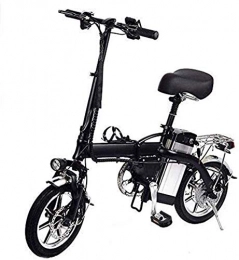 RDJM vélo RDJM VTT Electrique Vélos électriques Rapides for Les Adultes 14" Pliant vélo électrique avec 48V 10Ah Batterie au Lithium 350w Haut débit Moteur for Adultes
