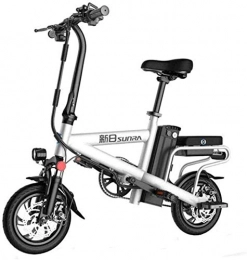 RDJM vélo RDJM Vtt electrique Vélos électriques rapides for les adultes de 12 pouces Roues en alliage léger et aluminium Matériel pliant E-vélo avec des pédales 48V au lithium-ion 350W électrique vélomoteurs Vé