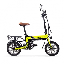 RICH BIT vélo RICH BIT RT-619 Vélo Pliant électrique, Moteur sans Balai 36V * 250W, 14" vélo électrique de Ville (Vert)