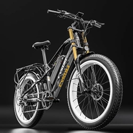 RICH BIT Vélos électriques RICH BIT Vélo électrique CM-900 pour Adultes 48V Vélo d'exercice électrique sans Balai, Frein hydraulique de vélo de Montagne Amovible à Batterie au Lithium 17Ah