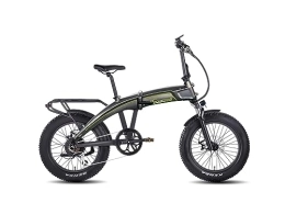 SachsenRad vélo SachsenRAD Vélo Pliant électrique Safari F6, 36 V / 10, 4 Ah / 374, 4 Wh Fatbike StVZO| Moteur Central 85 Nm | Guide des câbles Interne | Anodisation de Haute qualité | Ebike vélos électriques pliants