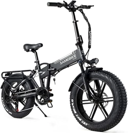 Samebike vélo SAMEBIKE XWLX09 Fat Tire vélo électrique Pliable vélo électrique 20 Pouces Ebike d'adultes Montagne Plage Neige vélo électrique