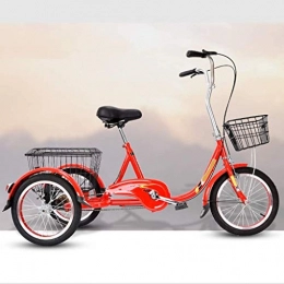 Aoyo vélo Tricycle Pratique De Sports De Plein Air, Tricycle pour Personnes âgées, Vélo électrique Adulte, Tricycle De Magasinage Et De Loisirs(Color:Une)