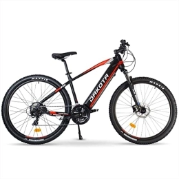 URBANBIKER vélo URBANBIKER VTT électrique Dakota23, Rouge 29", Moteur 250W, Batterie Lithium Amovible 720 WH (48V 15Ah) Cellules Samsung, Freins Hydrauliques, Hommes et Femmes, VAE VTT