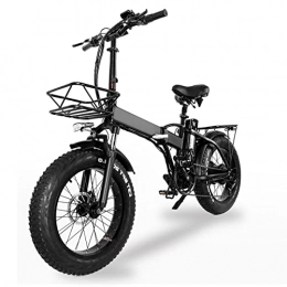 TODIMART Vélos électriques Velo Electrique Gros Pneu 20"* 4" avec Batterie 48V 15Ah, Vélo De Montagne De Ville Longue Portée, Velo Electrique Homme