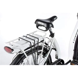Leaderfox vélo Velo Electrique-VAE City Leader Fox 26'' holand 2020 Mixte Moteur Roue AR bafang 36v alu Mat 7v Shimano Tourney Blanc