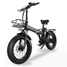 TODIMART Vélos électriques Velo Electrique VTT GW20 Gros Pneu 20"* 4", 750W / 48V / 15Ah, Vélo de Montagne de Ville Longue Autonomie 40-100km, Velo Electrique Homme…