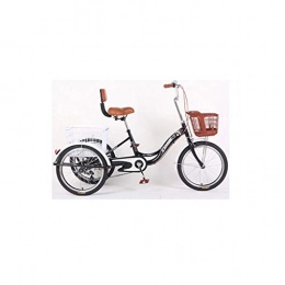 Aoyo vélo Vieux Tricycle Scooter Dossier Ride Vélo Adulte Guang'jie Shopping Vélo Pratique 20 Pouces