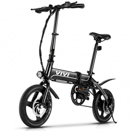 Vivi vélo VIVI Vélo Électrique Pliable, 14" Velo Electrique 250W Ebike City E-Bike pour Adultes avec Batterie Lithium-ION Amovible De 36V 7, 8 Ah, Vitesse jusqu'à 25 km / h