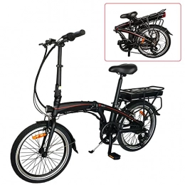 CM67 vélo Vlo lectrique Pliable, 20' VTT lectrique 250W Vlo lectrique Adulte Vélos de Route Adultes Cadeaux