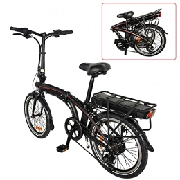 CM67 vélo Vlo lectrique Pliable, 20' VTT lectrique 250W Vlo lectrique Adulte Vélos de Ville Unisexe pour Adulte