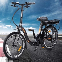 CM67 vélo Vlo lectrique Pliable, Jusqu' 25km / h Vitesse Rglable 7 E-Bike 250W / 36V Rechargeable Batterie Li-ION Vélos de Ville pour Adolescent et Adultes