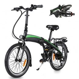 CM67 vélo Vlo lectrique Pliable, Vélos de Ville 250W électrique Pliable d'assistance à la pédale avec Adultes Cadeaux