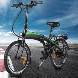 CM67 vélo Vlo lectrique Pliable, Vélos pliants avec Batterie Amovible 36V / 7.5Ah 7 Vitesses Adultes Cadeaux