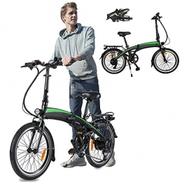 CM67 vélo Vlo lectrique Pliable, Vélos pliants Jusqu' 25km / h Vitesse Rglable 7 E-Bike 250W / 36V Rechargeable Batterie Li-ION Pliable Unisexe pour