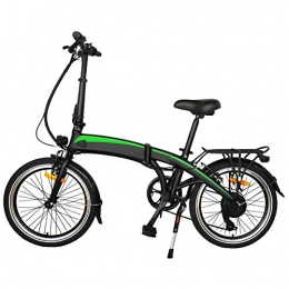 CM67 vélo Vlo lectrique Pliable, Vélos pliants Trottinette lectrique 20 Pouces 250W 36V 7.5Ah(50-55km) Pliable Unisexe pour