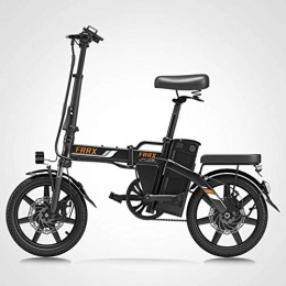 KT Mall vélo Vlo lectrique Pliant lectrique VTT Amovible 48V 8Ah Au Lithium-ION (48V / 250W 8Ah) Capacit De Charge 150 Kg, Noir