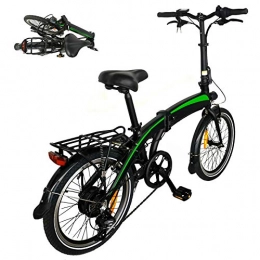 CM67 vélo Vlo pliants Sport Alliage, Vélos pliants 20' VTT lectrique 250W Vlo lectrique Adulte Pliable Unisexe pour